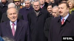 Prezident Heydər Əliyev və oğlu İlham Əliyev, 21 mart 2003